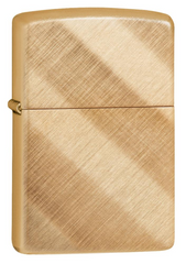 Zippo Diagonal Wave Brass Windproof Lighter | 29675