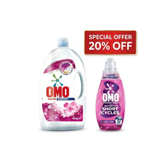 Omo Laundry Touch of Comfort 2.5L + Wonder Wash Care 1.48L - 20% Off