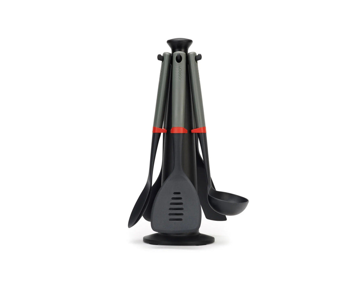 Joseph Joseph DUO 5-piece Utensil Carousel Set With Stand | 80040