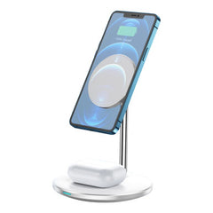 WIWU Wi-W019 15W Magnetic Wireless Charger White | WI-W019-WT