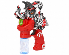 Dinosaur Bubble Gun with Music & Light - Red | 1015/1