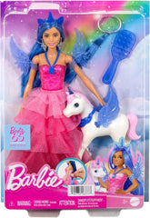Barbie Dreamtopia Sapphire Alicorn Doll with Winged Unicorn & Accessories | HRR16