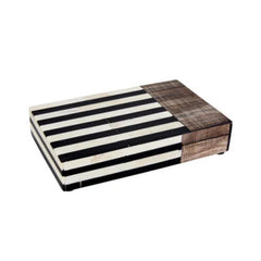 Karaca Home Black Stripe Bone Box [20x13cm] |  300.01.01.2465