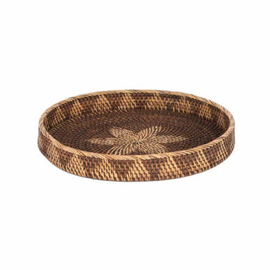 Karaca Home Antique Rattan Tray 40x40x5cm |  300.21.02.0116