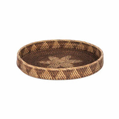 Karaca Home Antique Rattan Tray 40x40x5cm |  300.21.02.0116