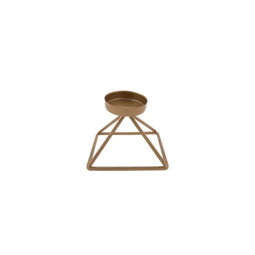 Karaca Home Geometry Candle Holder [13x13cm] Gold | 300.21.02.012