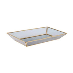 Karaca Home Line Glass Tray, 30x18cm, Black Gold |  300.21.02.0169