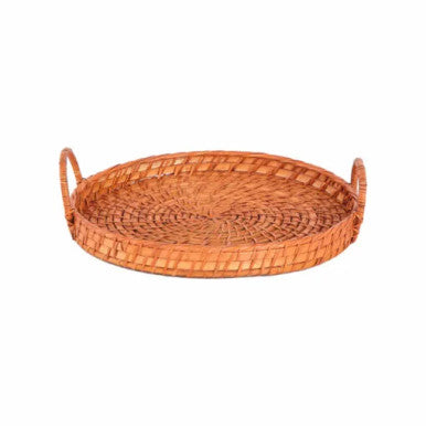 Karaca Home Tray Rattan, 30cm, Multi | 300.21.02.0281