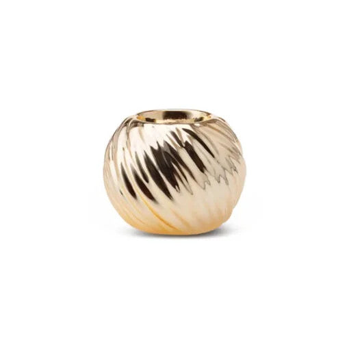 Karaca Home Joy Tealight Ceramic Candle Holder Gold [8x6cm] |  300.21.02.0346