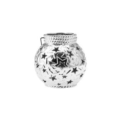 Karaca Home Star Ceramic Candle Holder Silver [10×9.8cm] |  300.21.02.0358