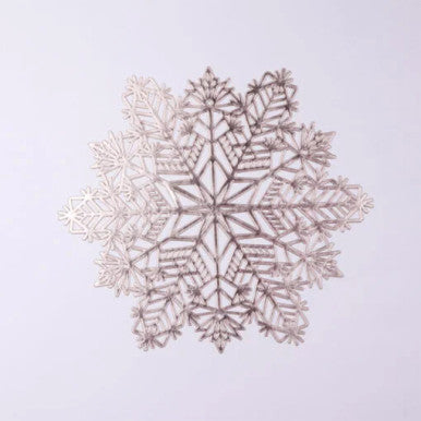 Karaca Home Snow Flake 2Pcs PVC American Service Gold 38cm |  300.21.02.0592