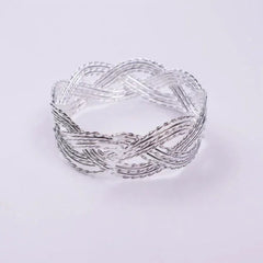 Karaca Home Glamour 12Pcs Napkin Ring [Silver] |  300.21.02.0761