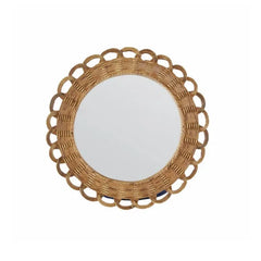 Karaca Home Melanie Knitted Wicker Look Wall Mirror Polysterine – 20cm |  300.22.02.0018