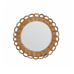 Karaca Home Melanie Knitted Wicker Look Wall Mirror Polysterine – 20cm |  300.22.02.0018
