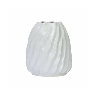 Karaca Home Mooney White Ceramic Vase 21cm | 300.22.02.0073