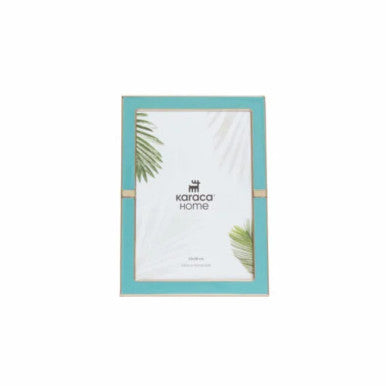 Karaca Jovanna Photo Frame Blue-Gold – [13x18cm] |  300.22.02.0098
