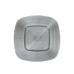 Karaca Home Premium Glass Charger Plate [Silver] 37cm |  300.22.02.0257
