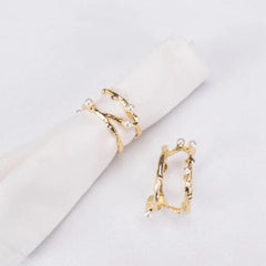 Karaca Home Margot 2Pcs Napkin Ring [Gold] |  300.22.02.0471