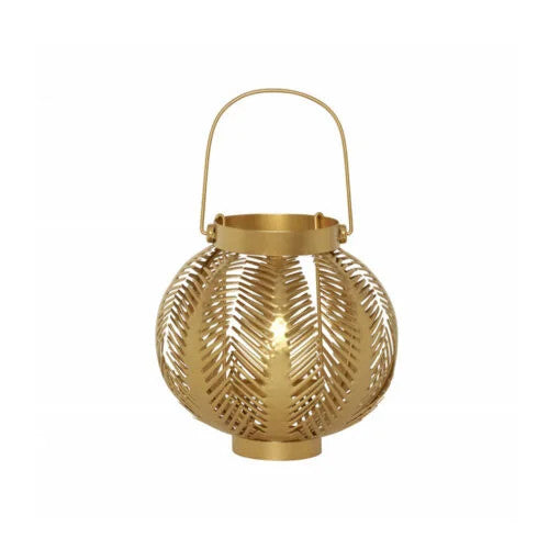 Karaca Home Leaf Metal Lantern – [20x19cm] |  300.22.02.0522