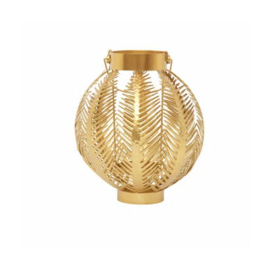 Karaca Home Leaf Metal Lantern – [23x27cm] |  300.22.02.0523