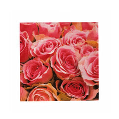 Karaca Home [Pink] Rose Napkin Set of 20Pcs 33x33cm  | 300.22.02.0693