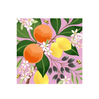 Karaca Home [Tropical] Fruit Napkin Set of 20Pcs 33x33cm |  300.22.02.0706