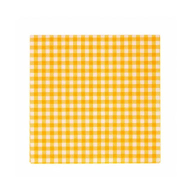 Karaca Home [Yellow] Plaid Napkin Set of 20Pcs 33x33cm | 300.22.02.0708