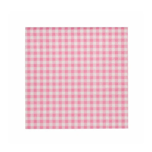 Karaca Home [Pink] Plaid Napkin Set of 20Pcs 33x33cm |  300.22.02.0709