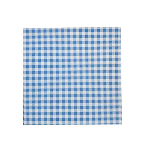 Karaca Home [Blue-White] Plaid Napkin Set of 20Pcs 33x33cm | 300.22.02.0713
