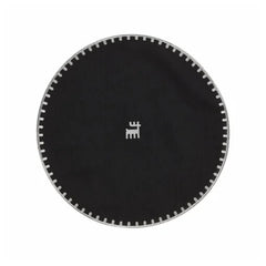 Karaca Home 50th Year 6Pcs Round Placemat [Black-Silver] 38cm | 300.22.02.0983