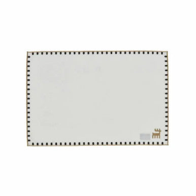 Karaca Home Core 50th Year 6Pcs Rectangular Placemat White-Gold 32x28cm |  300.22.02.0984