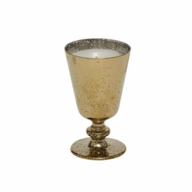 Karaca Home New Year Lin Glass Candle Gold – [13.1×13.1cm] | 300.22.02.1047