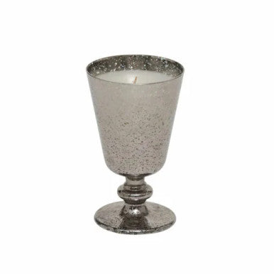 Karaca Home New Year Lin Glass Candle Silver – [13.1×13.1cm] |  300.22.02.1048