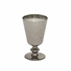 Karaca Home New Year Lin Glass Candle Silver – [13.1×13.1cm] |  300.22.02.1048