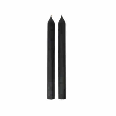 Karaca Home Wave 2 Candlesticks [2x23cm] Black |  300.23.01.0264