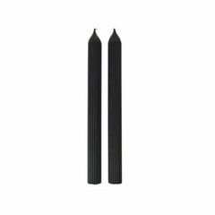 Karaca Home Wave 2 Candlesticks [2x23cm] Black |  300.23.01.0264