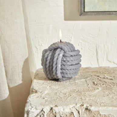 Karaca Home Rope Candle – [8x8cm] – Grey Paraffin | 300.23.01.0278