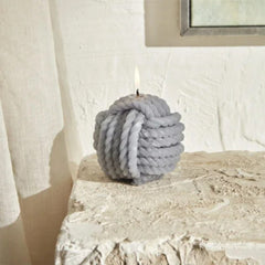 Karaca Home Rope Candle – [8x8cm] – Grey Paraffin | 300.23.01.0278