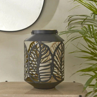 Karaca Home Timber Candle Holder [26x18x18cm] Black  | 300.23.01.0320