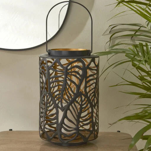 Karaca Home Timber Candle Holder [27x16X16cm] Black |  300.23.01.0321