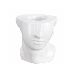 Karaca Home Daring Decorative Candle Holder White – [9.8×10.6×11.7cm] |  300.23.01.0361