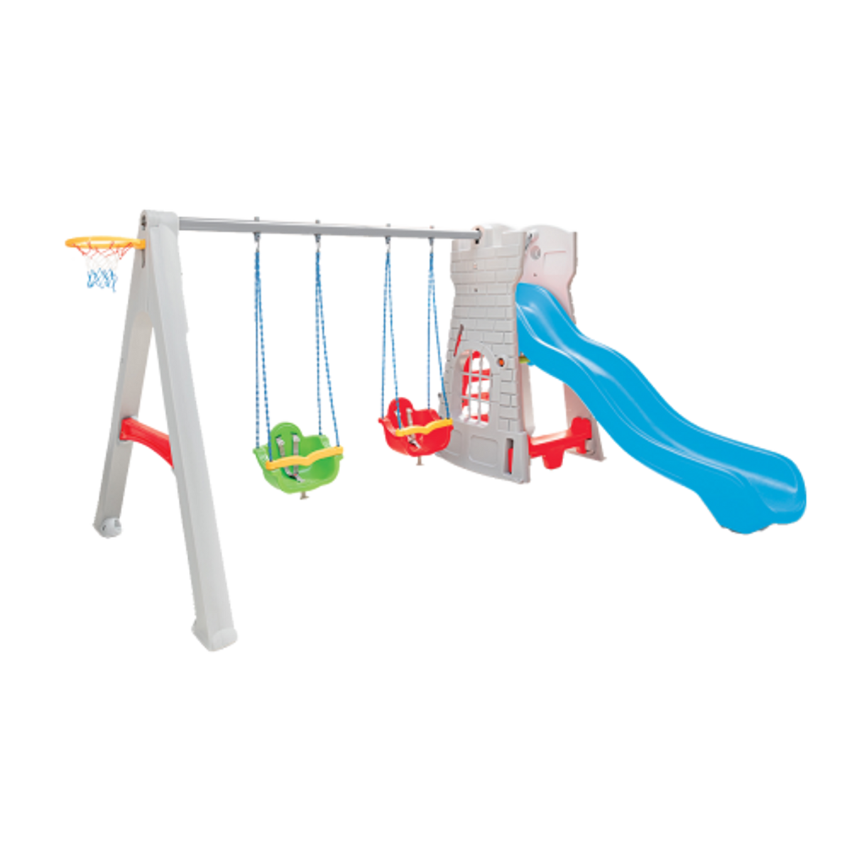 Pilsan Castle Swing and Slide Set | 07-957