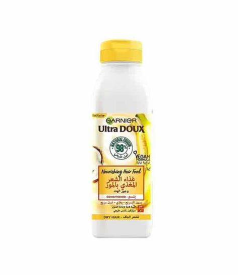 Garnier Ultra Doux Vegan Hair Food Banana And Shea Butter Nourishing Conditioner For Dry Hair 350ml