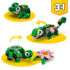 LEGO Turtle with a Water Lily Flower | 31377
