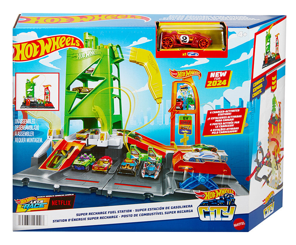 Hot Wheels City Spin & Fuel Station Playset | MTHWHTN79