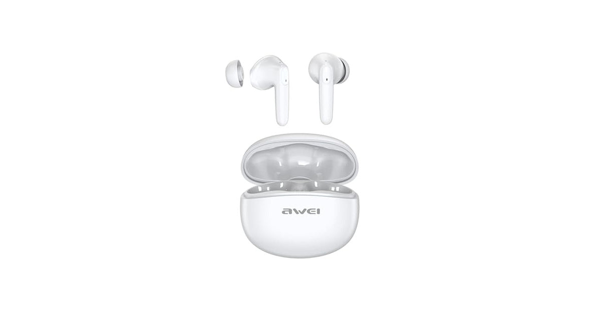 AWEI Wireless Earbuds With ENC White | T90-WHITE