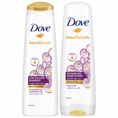 Dove Curls Detangling Shampoo 350ml + Conditioner 350ml | 298669