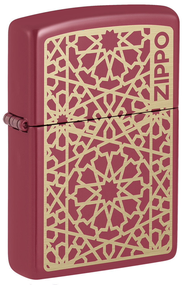 Zippo Red Mosaic Design Windproof Lighter | 49844101201