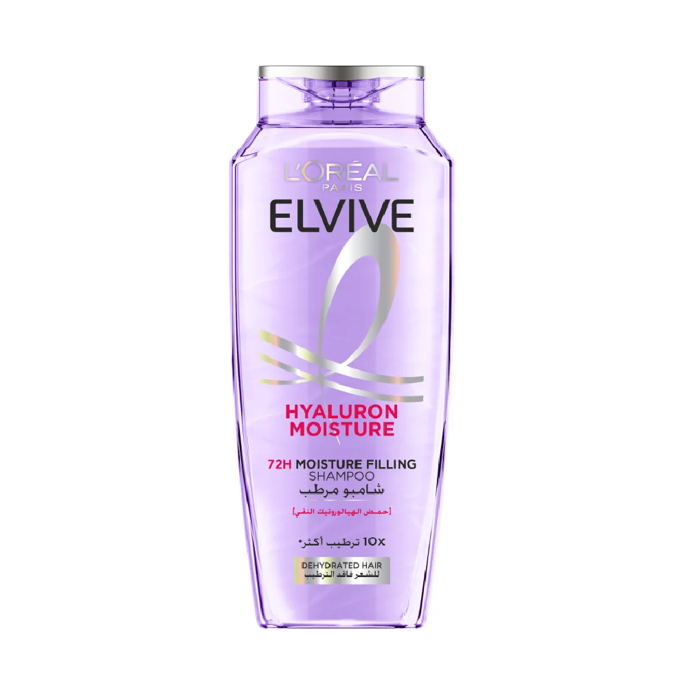 L'Oréal Paris Elvive 72 Hours Hyaluron Filling Moisture Shampoo For Reviving Dehydrated Hair