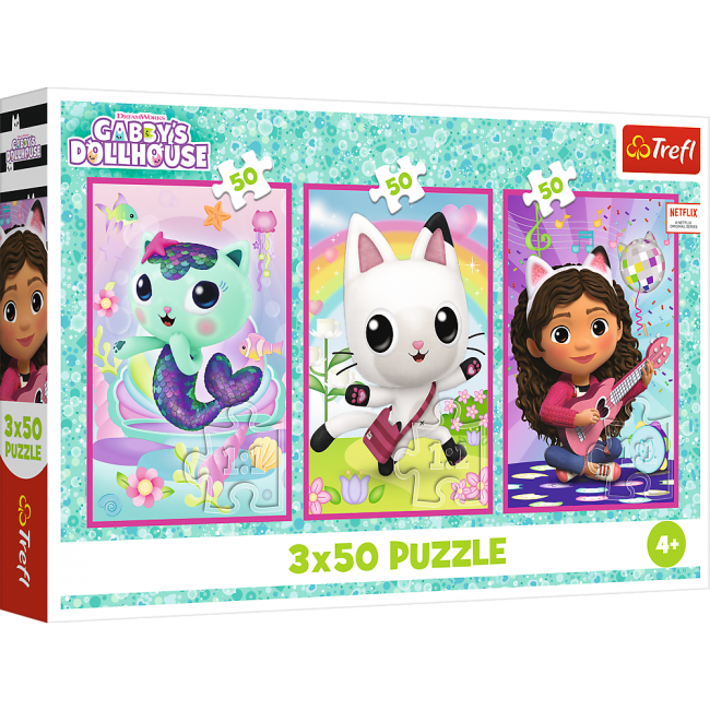 Trefl 100 “Meet Gabby and the Cats” Puzzle | 34876